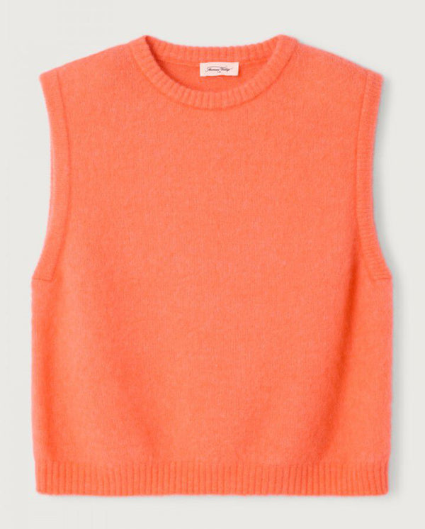 Vitow Sleeveless Knit - Salmon Melange