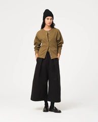 Button Down Rib Top - Olive