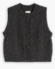 Welsh Vest - Asphalt Neppy Wool