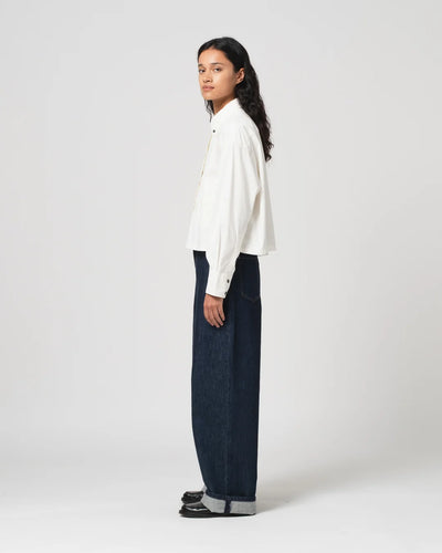 Cubic Shirt - White Poplin