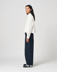 Cubic Shirt - White Poplin