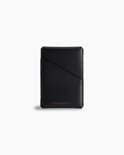 Winston Card Holder Black - Red Thread