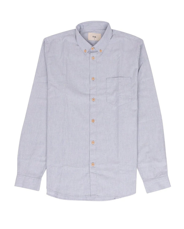 Relaxed Fit Shirt Ice Blue Flannel