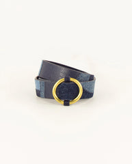 Anota Patchwork Belt - Blue
