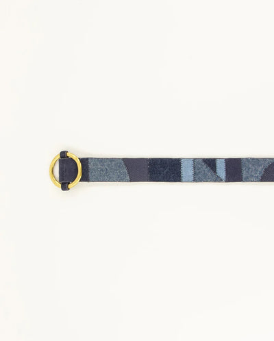 Anota Patchwork Belt - Blue