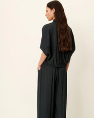 Alfassa Knotted Shirt - Smoke Green