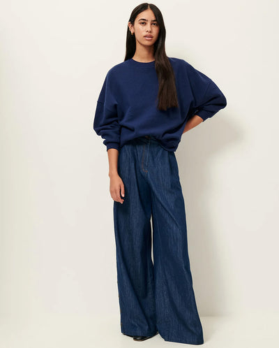 Chebbi Speckle Oversize Sweatshirt Blu