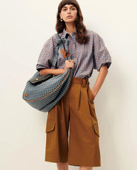 Florentina Blouse - Amber Blue Gingham