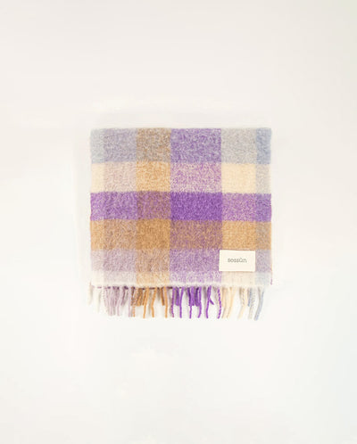 Lucio Scarf - Lilac Check