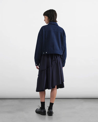 Draped Skirt NAVY