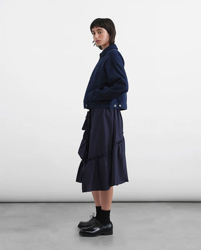 Draped Skirt NAVY