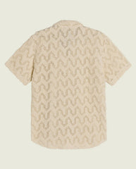 Atlas Cuba Crochet Shirt -  Ecru