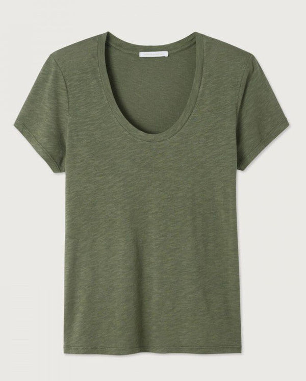 Jacksonville Scoop Neck Tee - Olive