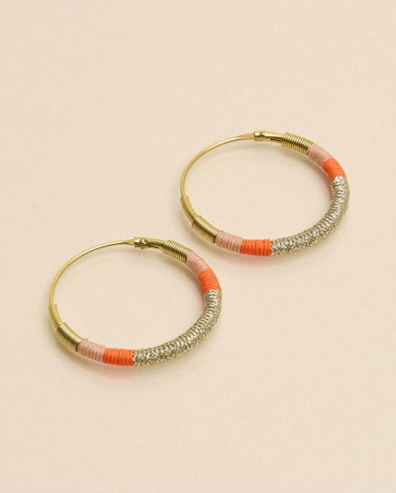 Camiri Small Hoops - Orange