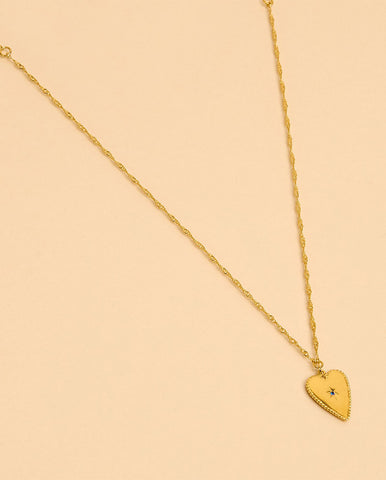 Ocean Heart Necklace GOLD