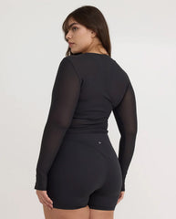 Active Mesh Tee - Black