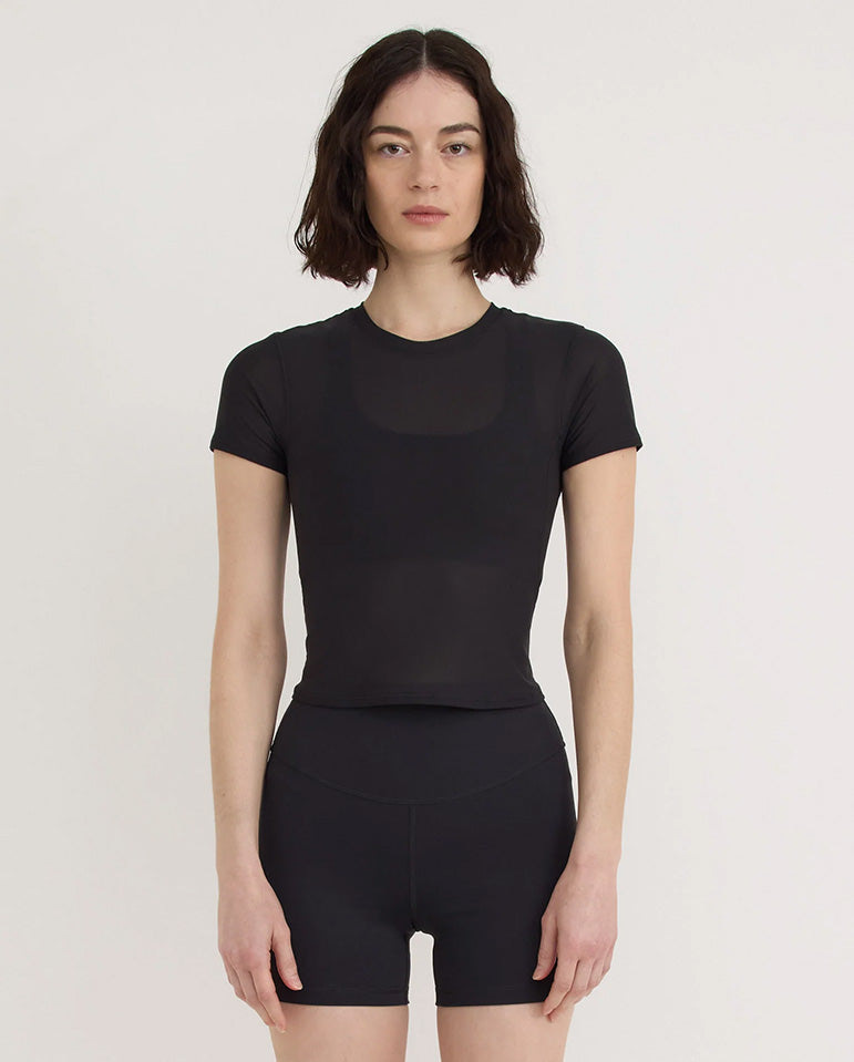 Active Mesh Tee - Black