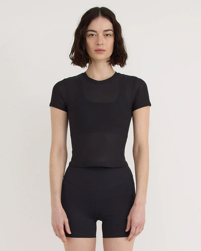 Active Mesh Tee - Black