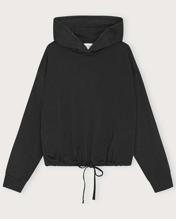 Reset Drawstring Hoodie - Black