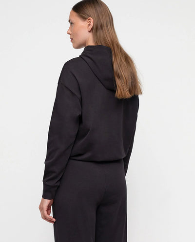 Reset Drawstring Hoodie - Black