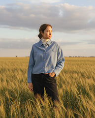 Emi Bleach Shirt - Denim