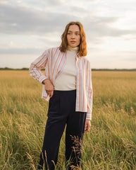 Andrea Stripe Shirt - Pastel Multi