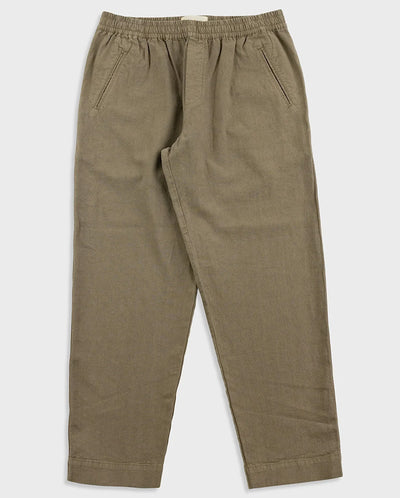 DRAWCORD ASSEMBLY PANT - Khaki Linen