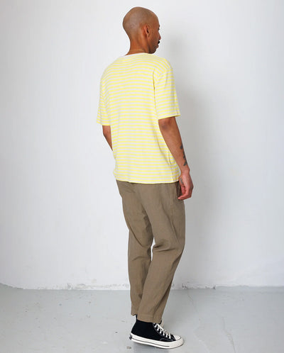 DRAWCORD ASSEMBLY PANT - Khaki Linen
