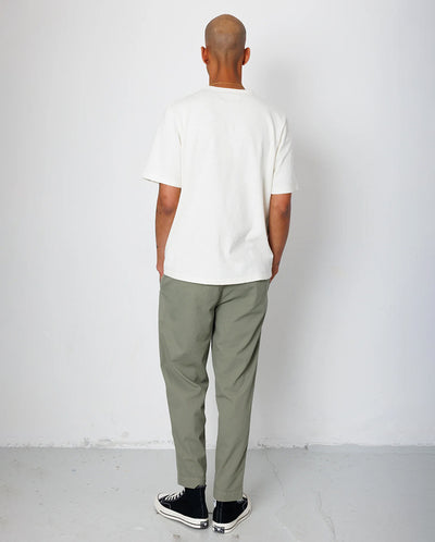 DRAWCORD ASSEMBLY PANT - LIGHT SAGE MINI STRIPE