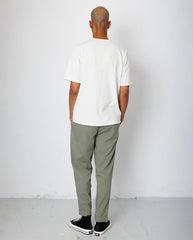 DRAWCORD ASSEMBLY PANT - LIGHT SAGE MINI STRIPE