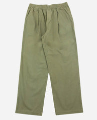 DRAWCORD LOOSE TROUSER - LIGHT OLIVE RIPSTOP