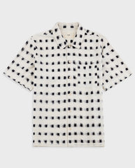 GABE SHIRT - BLACK WINDOW IKAT