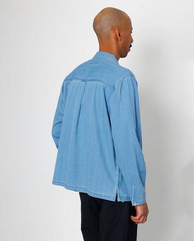 MEYER SHIRT JACKET - HERRINGBONE DENIM