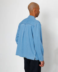MEYER SHIRT JACKET - HERRINGBONE DENIM