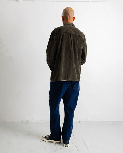 PATCH OVERSHIRT - DEEP SAGE