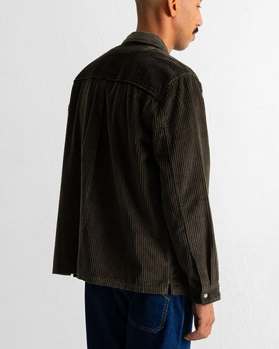 PATCH OVERSHIRT - DEEP SAGE