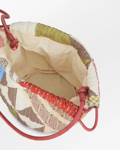 Quilta Bina Bag - Khaki Green Patchwork