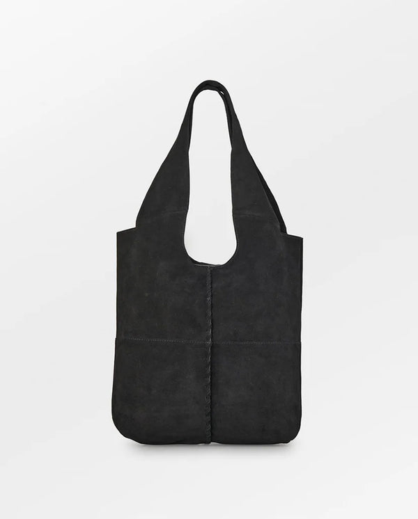 Suede Demi Bag Black