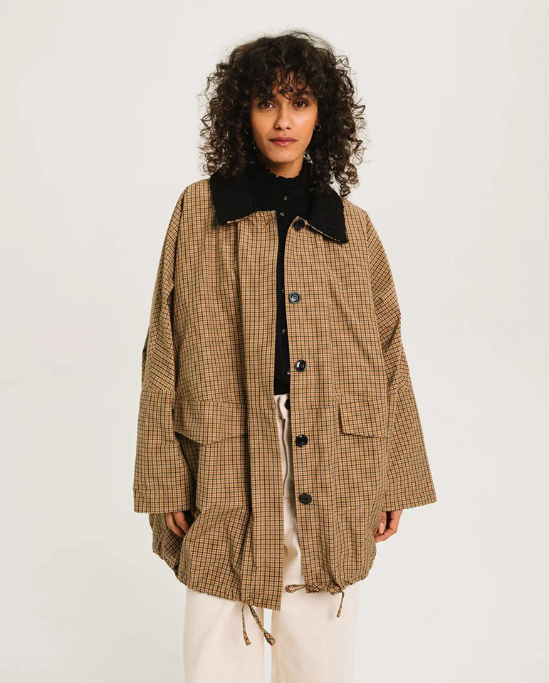 Mahot Check Parka - Multicolor