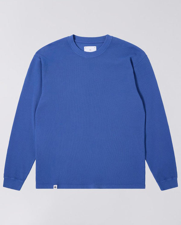 Waffle Dizzy Tee - Deep Ultramarine
