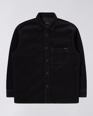 Ander Cord Shirt Black Garment dyed