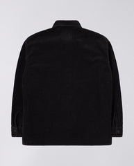 Ander Cord Shirt Black Garment dyed