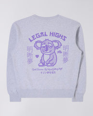 Legal Highs Sweat Grey Marl