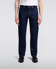 Regular Straight Kaihara Pure Indigo Openend Denim - Blue Rinsed