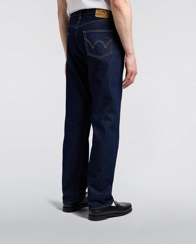 Regular Straight Kaihara Pure Indigo Openend Denim - Blue Rinsed