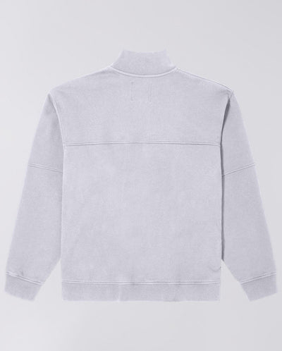 Koji Half Zip Sweat - Grey Marl