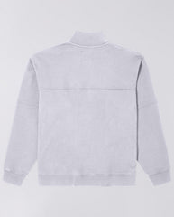 Koji Half Zip Sweat - Grey Marl