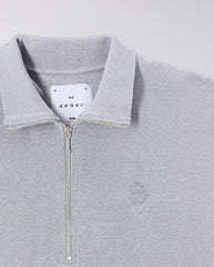 Koji Half Zip Sweat - Grey Marl