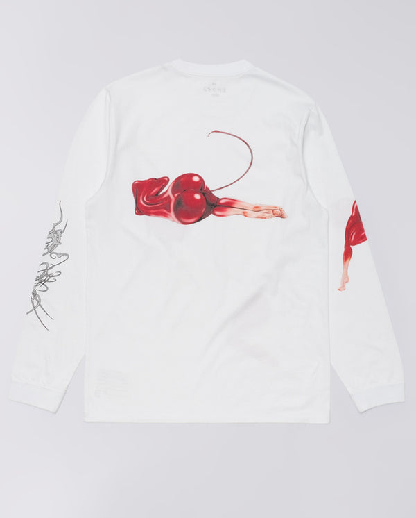 Cherry Devil T-Shirt - White Garment Wash