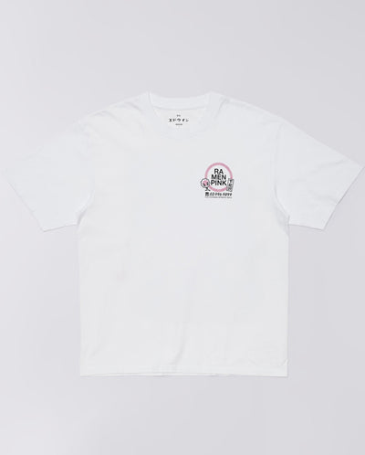 Ramen Pink Tee - White